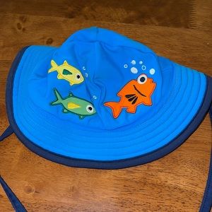 Hanna Andersson Swim Hat w Embroidered Fish
